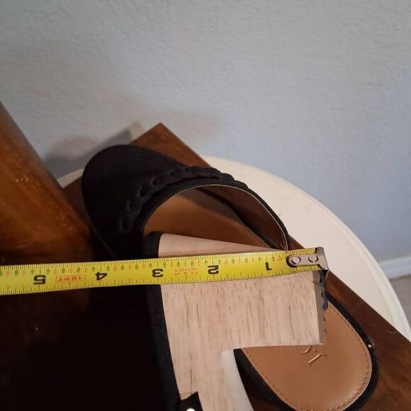 J. Crew "Suede" Black and Tan Mules Size 9.5 - Picture 8 of 8